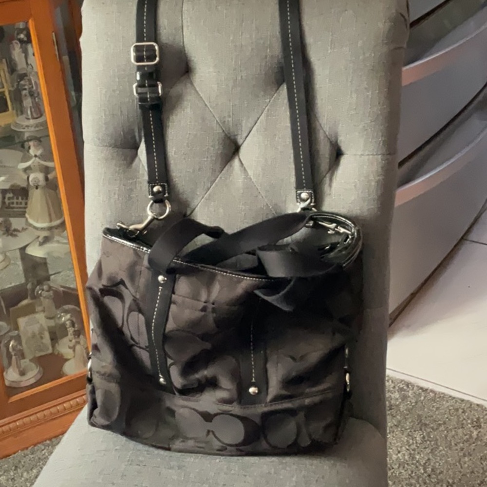 Black Coach Shoulder bag